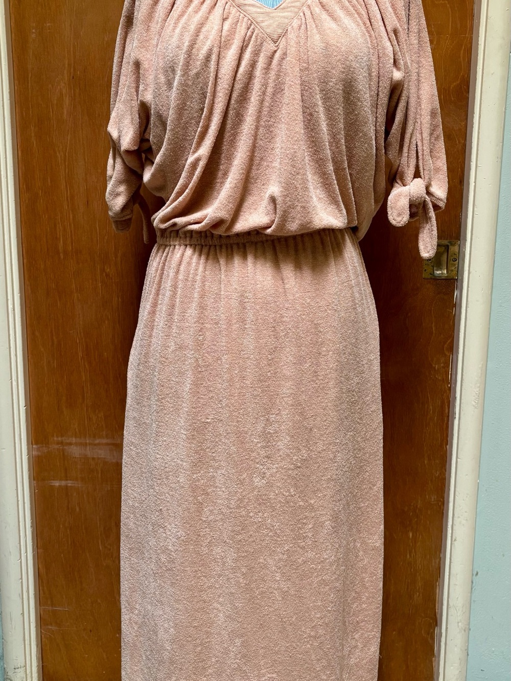 Vintage 80’s Terry Cloth Maxi Dress
